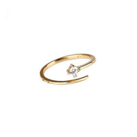 Modern Meteor Crystal Adjustable Ring