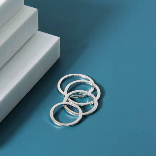 Minimalism Circle 925 Sterling Silver Ring
