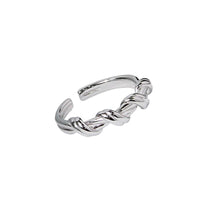 Classic Twisted Sterling Silver Adjustable Ring