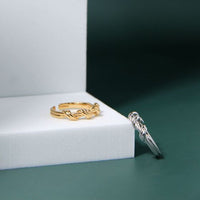 Classic Twisted Sterling Silver Adjustable Ring