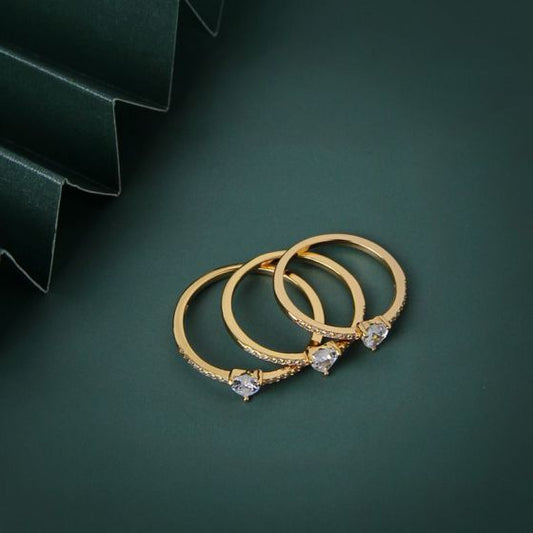 CZ Heart Sterling Silver Ring