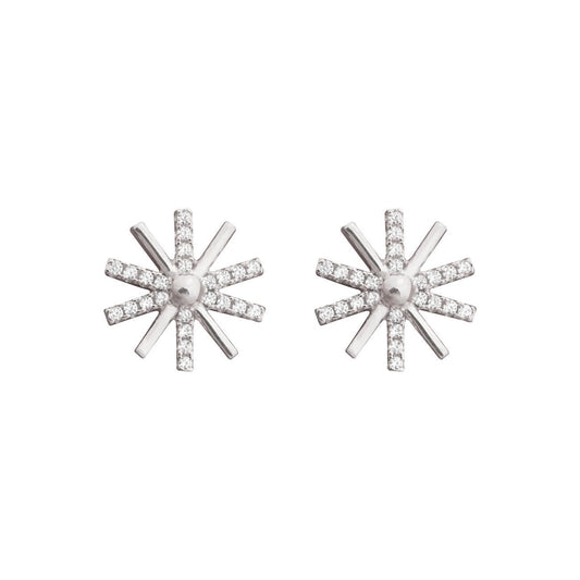 Hot Sunshine 925 Sterling Silver Stud Earrings