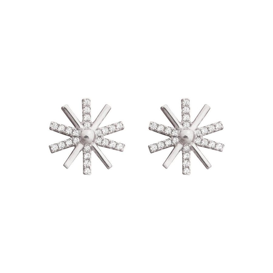 Hot Sunshine 925 Sterling Silver Stud Earrings