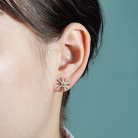 Hot Sunshine 925 Sterling Silver Stud Earrings