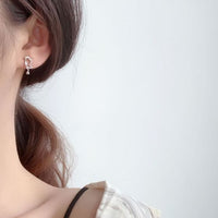 Asymmetry Hollow Geometry Waterdrop Earrings