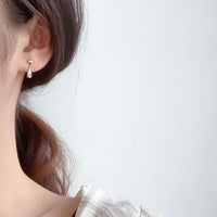 Asymmetry Hollow Geometry Waterdrop Earrings