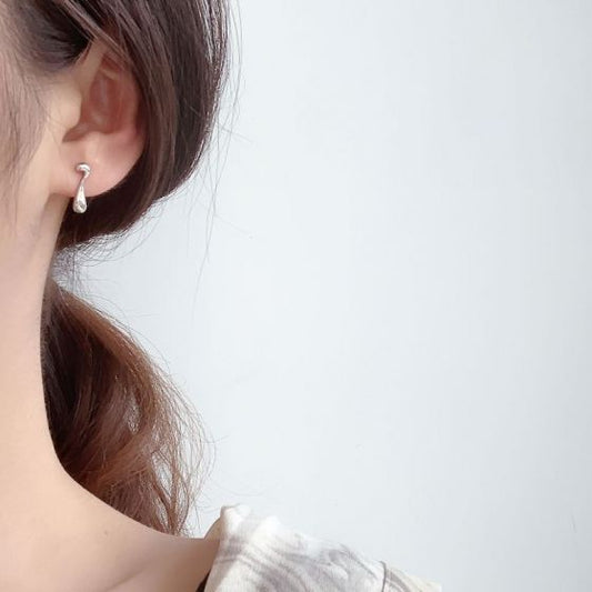 Asymmetry Hollow Geometry Waterdrop Earrings
