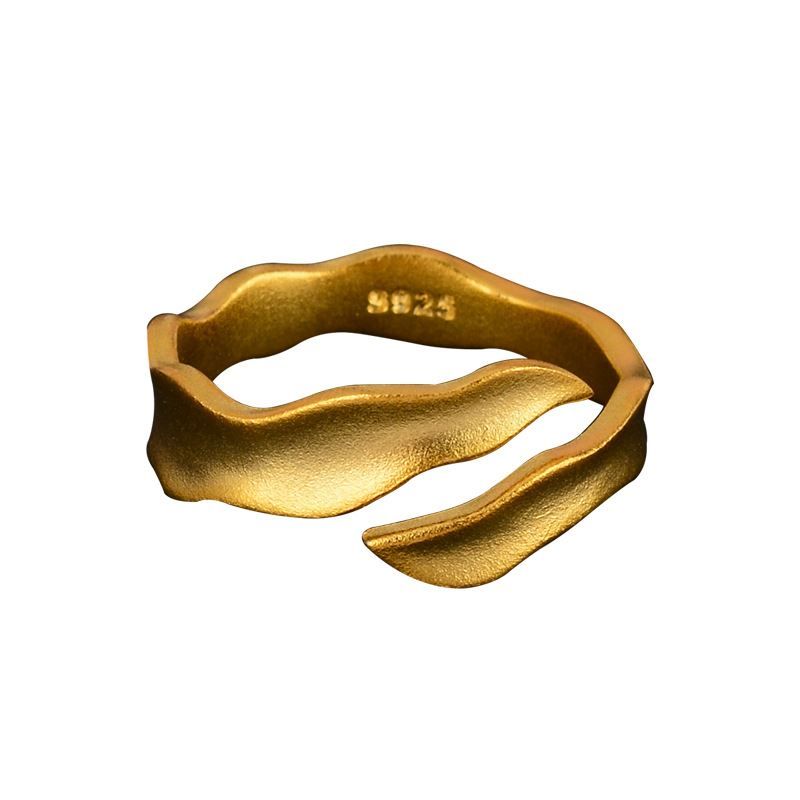Wave Cloud Adjustable Ring 925 Sterling Silver
