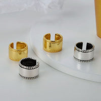 Vintage 10mm Sterling Non-Pierced Hoop (Single)