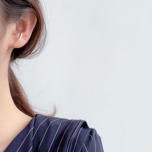 Semicircle Cross 925 Sterling Silver Stud Earrings