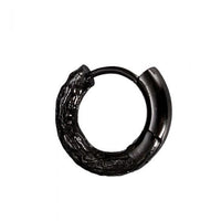 Wrinkled Irregular 925 Sterling Silver Hoop Earrings