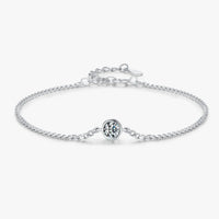 Sterling Silver Moissanite Bracelet