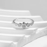 Sterling Silver Oval Band Ring