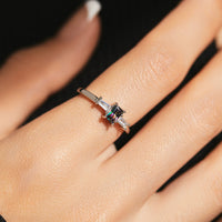 Sterling Silver Rainbow Ring