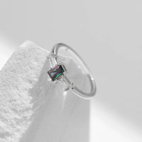 Sterling Silver Rainbow Ring