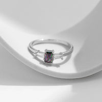 Sterling Silver Rainbow Ring