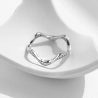 Sterling Silver Cubic Zirconia Crown Stackable Ring Set