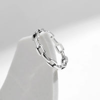 Vintage Star Eternity Band Ring in Sterling Silver
