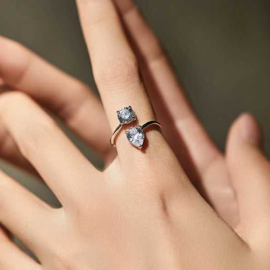 Sterling Silver Clear Line Ring