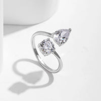 Sterling Silver Clear Line Ring