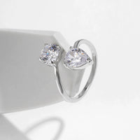 Sterling Silver Clear Line Ring