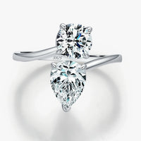 Sterling Silver Clear Line Ring