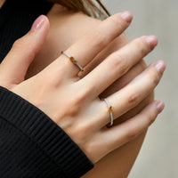 Sterling Silver Infinite Heart Ring with Cubic Zirconia