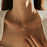 Sterling Silver Infinity Necklace