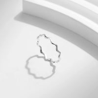 Sterling Silver Wave Thin Ring