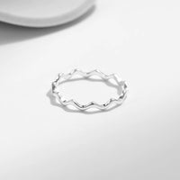 Sterling Silver Wave Thin Ring