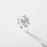 Sterling Silver Leaf Ring