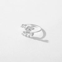 Sterling Silver Leaf Ring