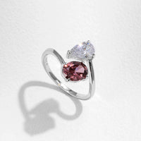 Sterling Silver Water Drop Ring