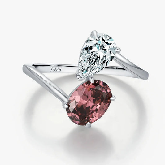 Sterling Silver Water Drop Ring