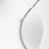 Sterling Silver Heart Adjustable Chain Bracelet