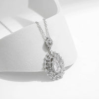 Sterling Silver Water Drop Necklace
