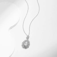 Sterling Silver Water Drop Necklace
