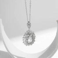 Sterling Silver Water Drop Necklace