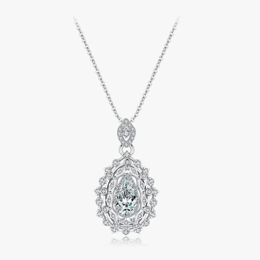 Sterling Silver Water Drop Necklace