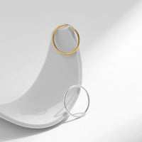 Sterling Silver Minimalist Thin Stackable Fashion Rings