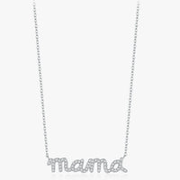Sterling Silver Sparkling Pendant Necklace