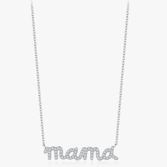 Sterling Silver Sparkling Pendant Necklace