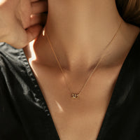 Gold Plated Sterling Silver Lucky Number 111 Pendant Necklace
