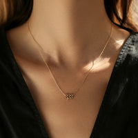Gold Plated Sterling Silver Lucky Number 111 Pendant Necklace