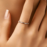 Sterling Silver Cubic Zirconia Exquisite Ring