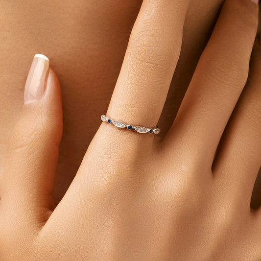 Sterling Silver Cubic Zirconia Exquisite Ring