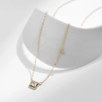 Gold Plated Square Necklace