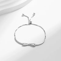 Sterling Silver Bowknot Adjustable Bracelet