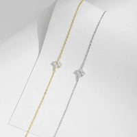Sterling Silver Four Leaf Clover Bracelet