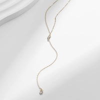 Gold Plated Y-Shaped Necklace
